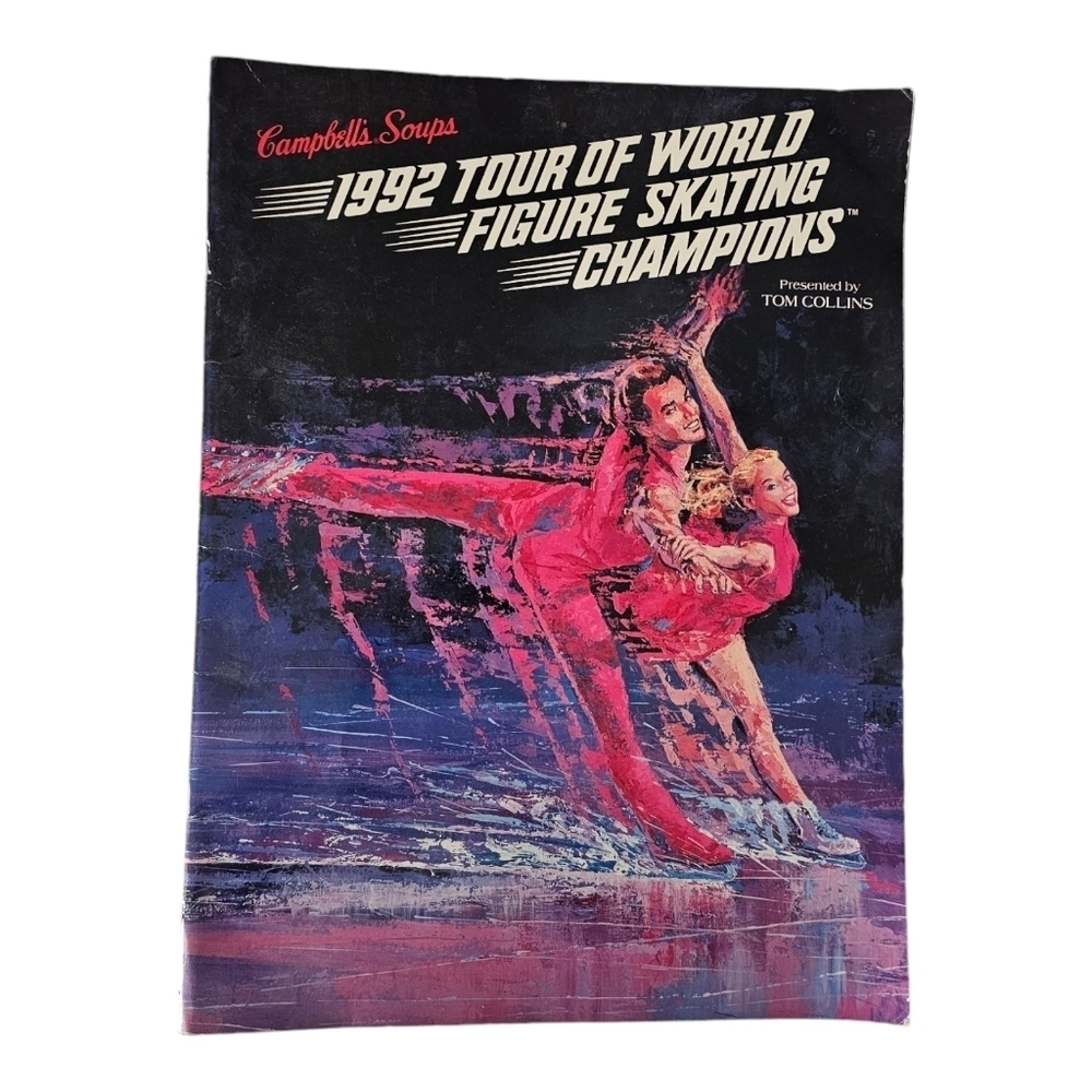 Campbells Soups 1992 Tour Of World Figure Skating Champions Program Book Booklet
